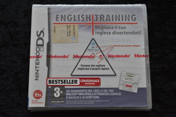 Grote foto english training nintendo ds new sealed italian spelcomputers games overige games