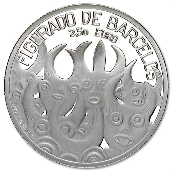 Grote foto portugal 2 5 euro 2016 keramiek van barcelos verzamelen munten overige