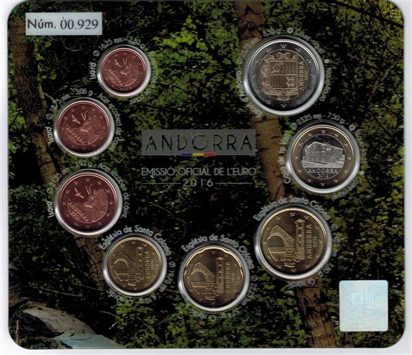 Grote foto andorra bu 2016 verzamelen munten overige
