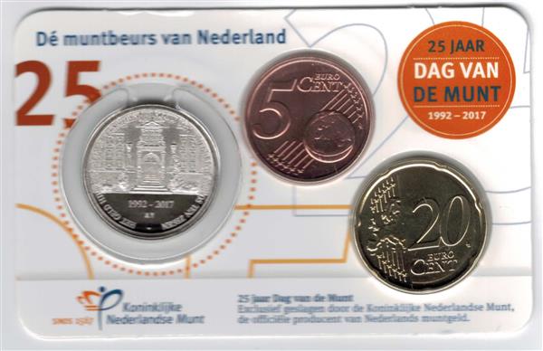 Grote foto nederland coincard dag van de munt 2017 verzamelen munten overige
