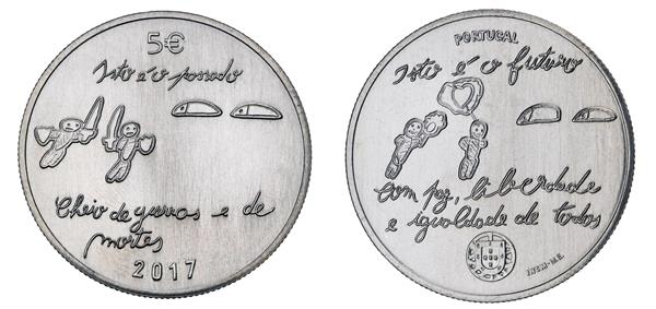 Grote foto portugal 5 euro 2017 de toekomst verzamelen munten overige