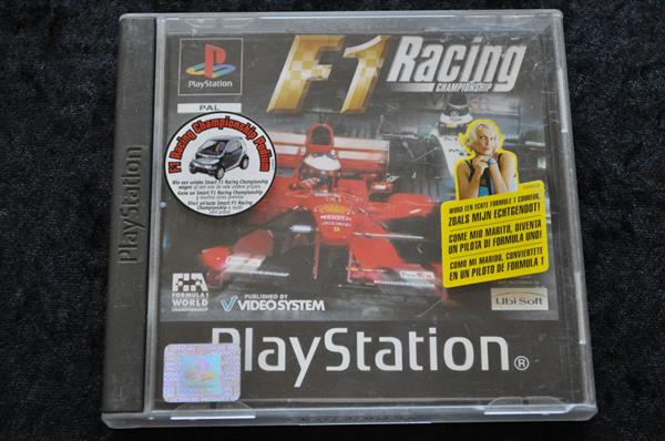 Grote foto f1 racing championship geen front cover playstation 1 ps1 spelcomputers games overige playstation games