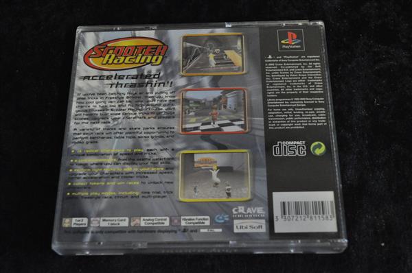 Grote foto scooter racing playstation 1 ps1 spelcomputers games overige playstation games