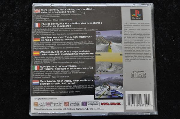 Grote foto cool boarders 3 playstation 1 ps1 platinum spelcomputers games overige playstation games