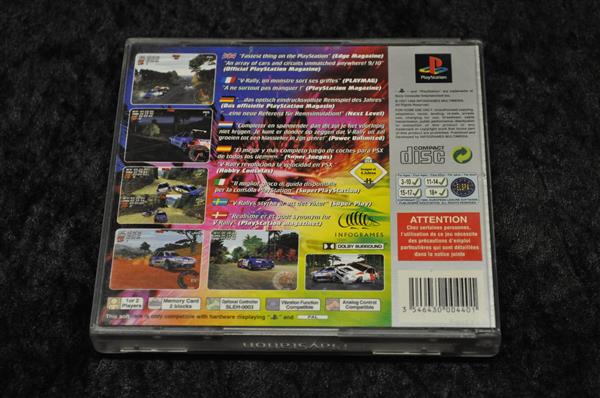 Grote foto v rally playstation 1 ps1 platinum spelcomputers games overige playstation games