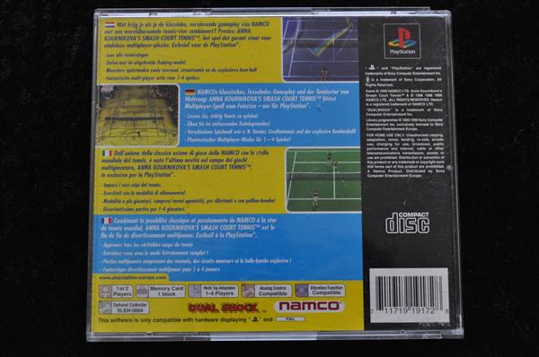 Grote foto anna kournikova smash court playstation 1 ps1 spelcomputers games overige playstation games
