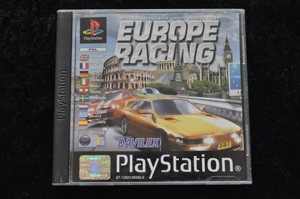 Grote foto europe racing playstation 1 ps1 spelcomputers games overige playstation games