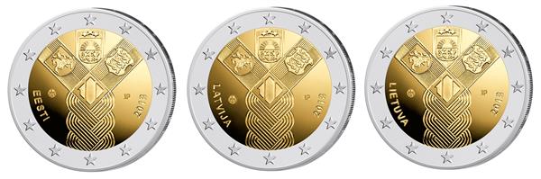 Grote foto letland 2 euro 2018 baltische onafhankelijkheid verzamelen munten overige
