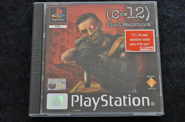 Grote foto c 12 final resistance playstation 1 ps1 rental dutch new rare spelcomputers games overige playstation games