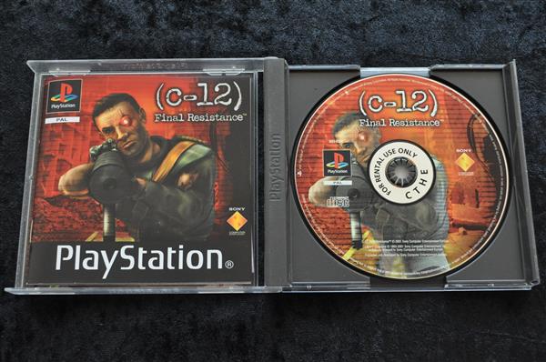 Grote foto c 12 final resistance playstation 1 ps1 rental dutch new rare spelcomputers games overige playstation games