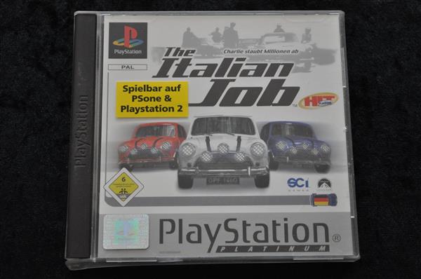 Grote foto the italian job playstation 1 ps1 platinum duits spelcomputers games overige playstation games