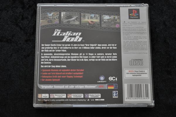 Grote foto the italian job playstation 1 ps1 platinum duits spelcomputers games overige playstation games