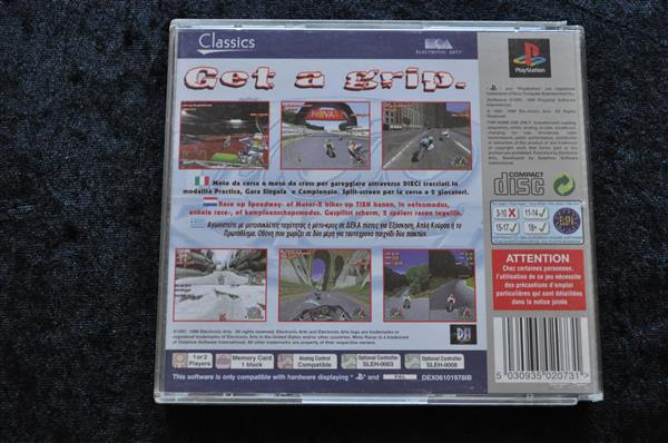 Grote foto moto racer playstation 1 ps1 classics platinum geen manual spelcomputers games overige playstation games