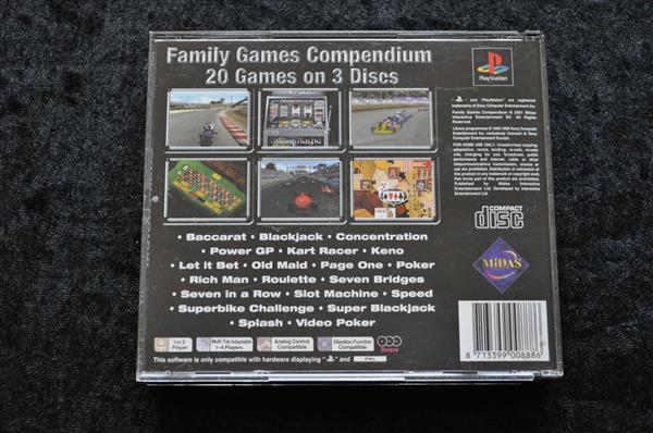 Grote foto family games compendium 20 games playstation 1 ps1 spelcomputers games overige playstation games