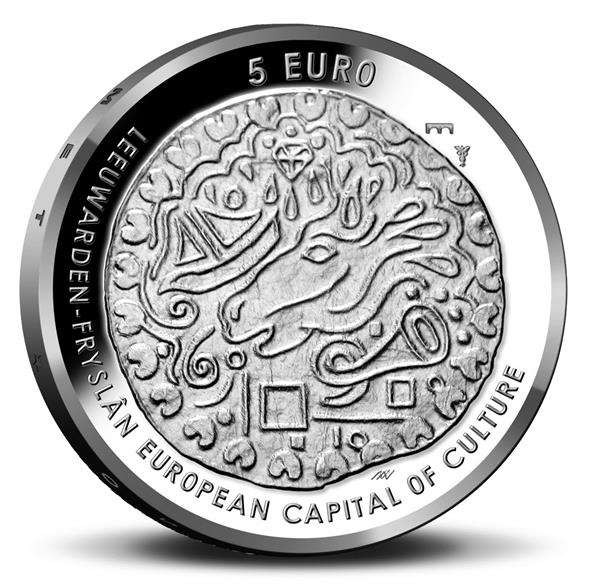 Grote foto nederland 5 euro 2018 leeuwarden unc verzamelen munten overige