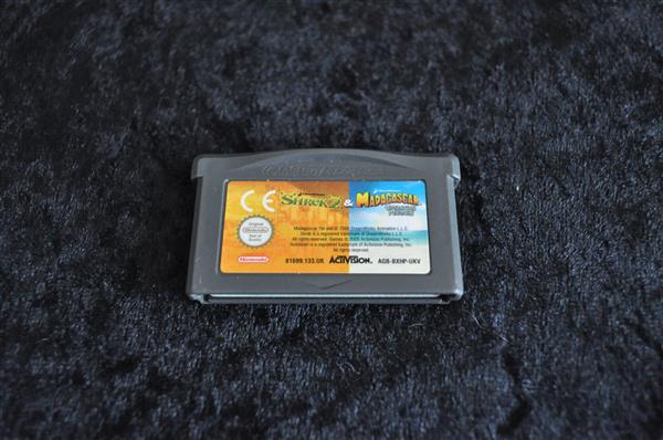 Grote foto gameboy advance madagascar shrek 2 boxed spelcomputers games overige games