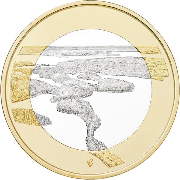 Grote foto finland 5 euro 2018 punkaharju proof verzamelen munten overige
