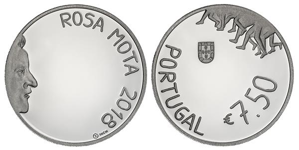 Grote foto portugal 7 5 euro 2018 rosa mota verzamelen munten overige