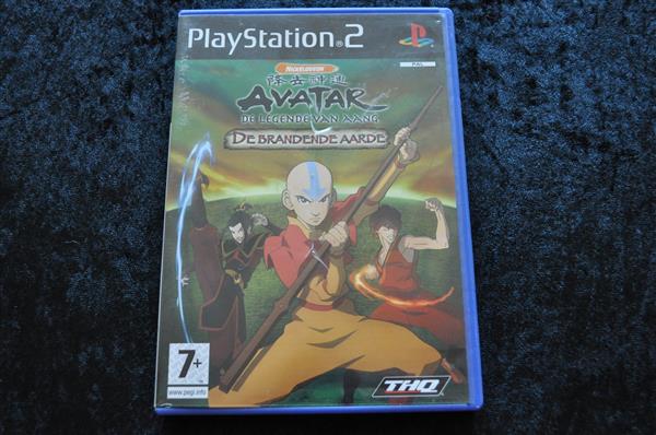 Grote foto avatar de legende van aang de brandende aarde playstation 2 spelcomputers games playstation 2