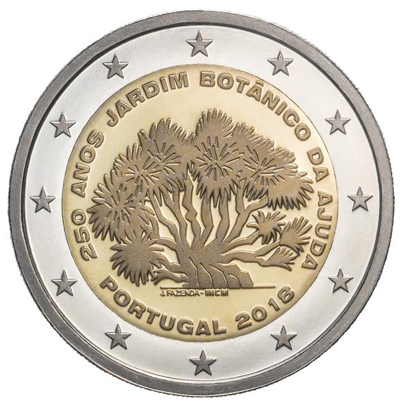 Grote foto portugal 2 euro 2018 botanische tuin verzamelen munten overige