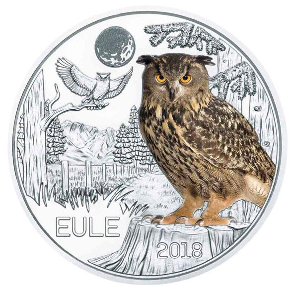 Grote foto oostenrijk 3 euro 2018 uil verzamelen munten overige