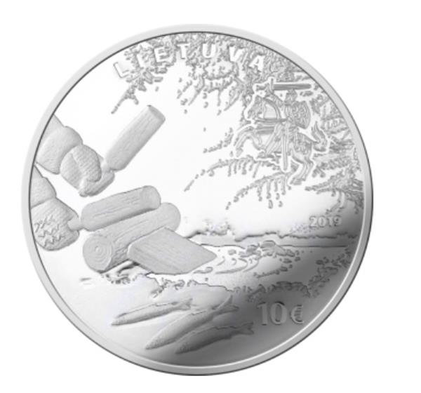 Grote foto litouwen 10 euro 2019 ijsvissen verzamelen munten overige