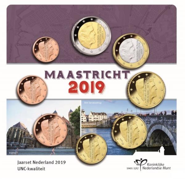 Grote foto nederland unc 2019 maastricht set verzamelen munten overige