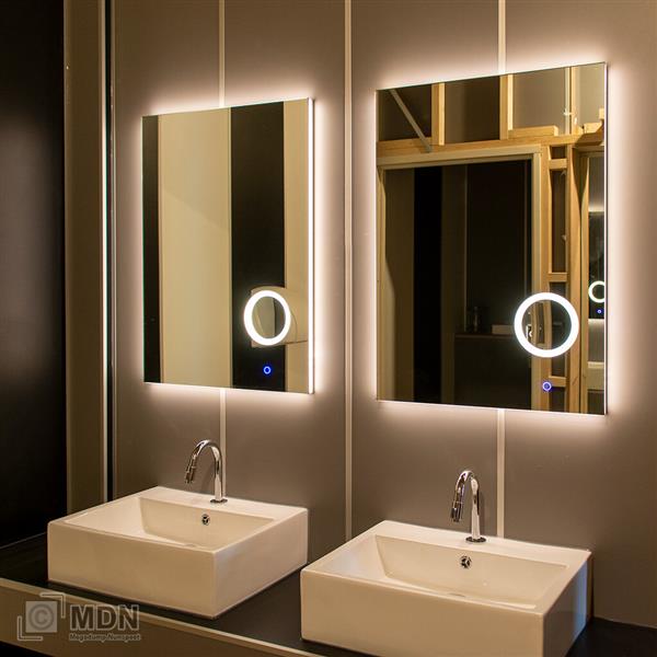 Grote foto spiegel met led verlichting en make up scheerspiegel huis en inrichting woningdecoratie