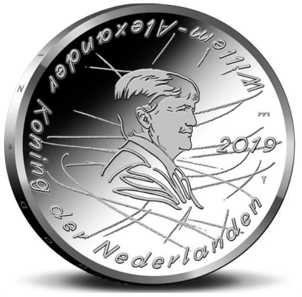 Grote foto nederland 5 euro 2019 jaap eden vijfje unc verzamelen munten overige