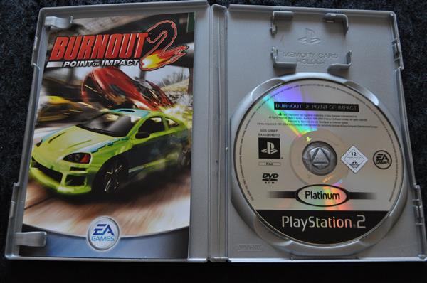 Grote foto burnout 2 point of impact playstation 2 ps2 platinum spelcomputers games playstation 2