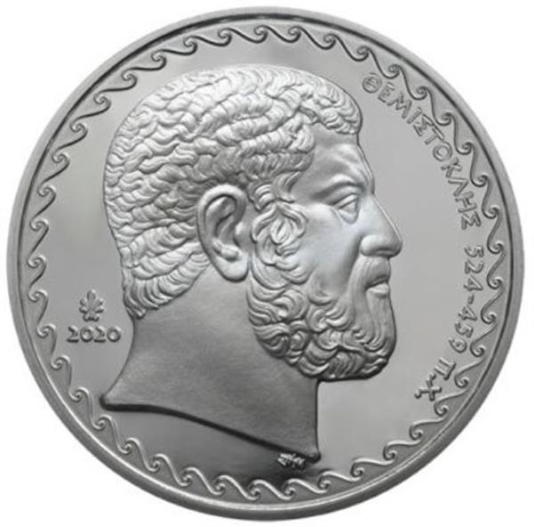 Grote foto griekenland 10 euro 2020 slag bij salamis themistocles verzamelen munten overige