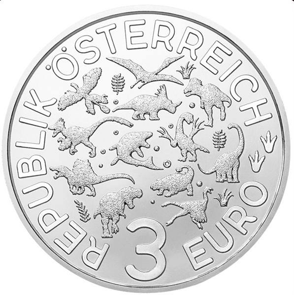 Grote foto oostenrijk 3 euro 2020 arambourgiania verzamelen munten overige