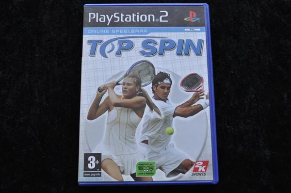 Grote foto top spin playstation 2 ps2 spelcomputers games playstation 2