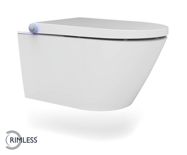 Grote foto vesta comfort rimless wand douche wc wit doe het zelf en verbouw sanitair