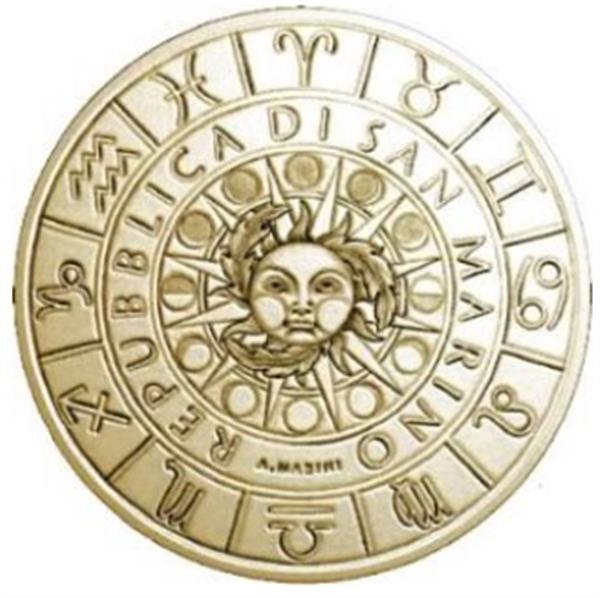 Grote foto san marino 5 euro 2020 zodiac weegschaal verzamelen munten overige
