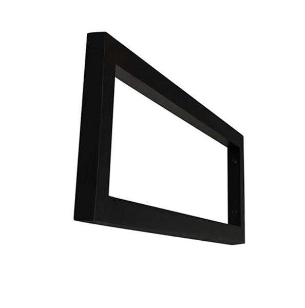 Grote foto mat zwarte vierkante supportbeugel 40x14 huis en inrichting complete badkamers