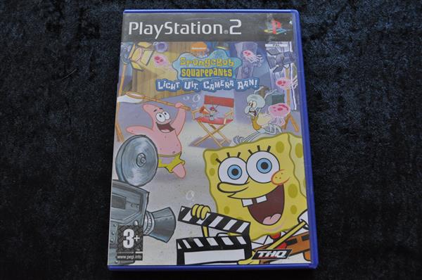 Grote foto spongebob squarepants licht uit camera aan playstation 2 ps2 spelcomputers games playstation 2