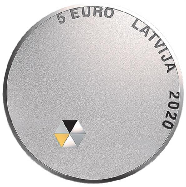 Grote foto letland 5 euro 2020 persoonlijke vrijheid verzamelen munten overige