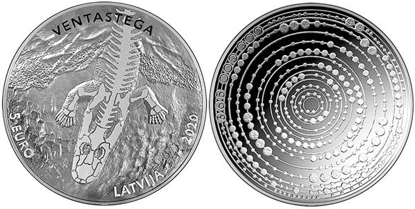 Grote foto letland 5 euro 2020 persoonlijke vrijheid verzamelen munten overige
