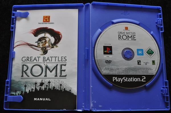 Grote foto the history channel great battles of rome playstation 2 ps2 spelcomputers games playstation 2