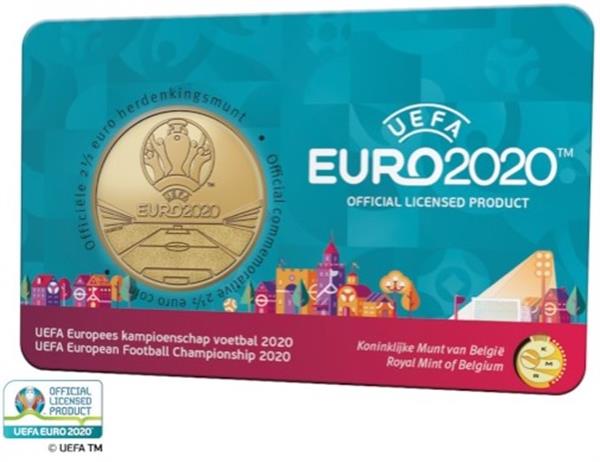 Grote foto belgi 2 5 euro 2021 het ek 2020 coincard nederlands verzamelen munten overige