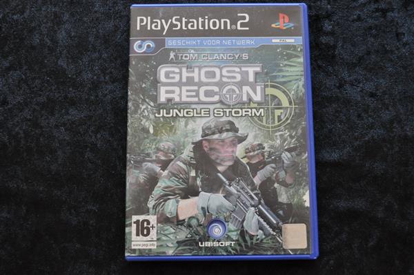 Grote foto tom clancy ghost recon jungle storm playstation 2 ps2 geen manual spelcomputers games playstation 2