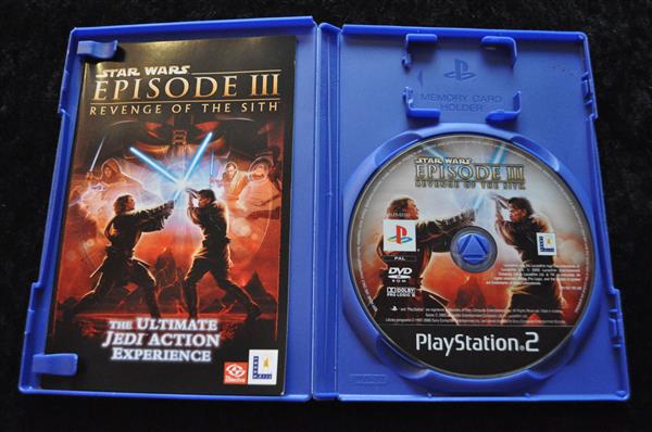 Grote foto star wars episode 3 revenge of the sith playstation 2 ps2 spelcomputers games playstation 2