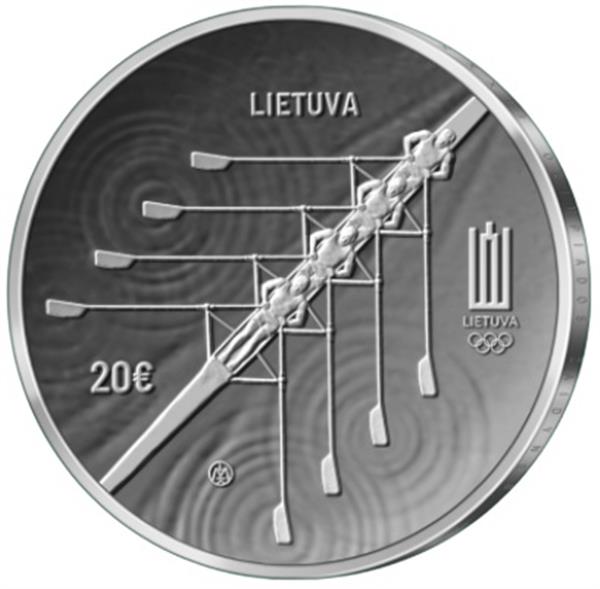 Grote foto litouwen 20 euro 2021 olympische spelen verzamelen munten overige