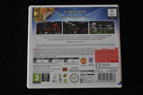 Grote foto pes 2012 3d nintendo 3ds spelcomputers games overige games
