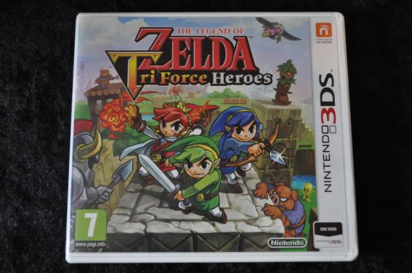 Grote foto the legend of zelda tri force heroes nintendo 3 ds spelcomputers games overige games