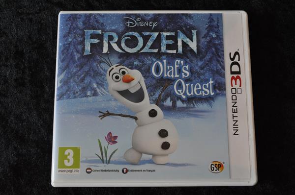 Grote foto disney frozen olaf quest nintendo 3ds spelcomputers games overige games