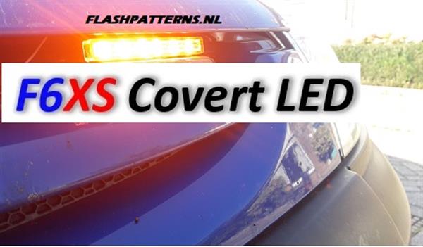 Grote foto f6xs covert led flitser 12 24v blauw of amber auto onderdelen overige auto onderdelen