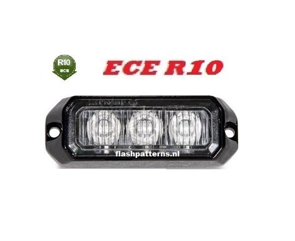 Grote foto eco a3 led grill light 3 x 3 watt 12 24v auto onderdelen overige auto onderdelen