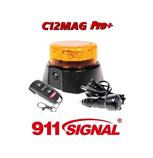 Grote foto 911 signal c12mag pro oplaadbaar led zwaailamp ecer65 magneet montage met afstand bediening. auto onderdelen overige auto onderdelen